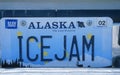License Plate in Alaska