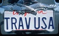 License Plate in California Royalty Free Stock Photo