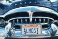 License Plate in California Royalty Free Stock Photo