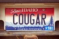 License Plate in Idaho