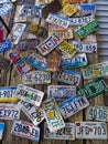 License plates from many states