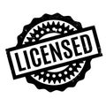 Licensed rubber stamp