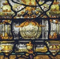 Interiors of Lichfield Cathedral - Stained Glass in Lady Chapel