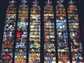 Interiors of Lichfield Cathedral - Stained Glass in Lady Chapel