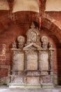 Altar at Lichtenberg Castle. Lichtenberg in Alsace region of France