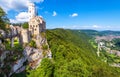 Lichtenstein Castle on mountain top in summer, Germany, Europe Royalty Free Stock Photo