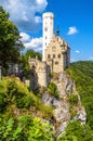 Lichtenstein Castle in summer, Baden-Wurttemberg, Germany Royalty Free Stock Photo