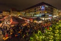 Lichterzug (Lantern Procession) Christmastime- Nuremberg-Germany Royalty Free Stock Photo