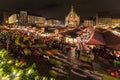 Lichterzug (Lantern Procession) Christmastime- Nuremberg-Germany Royalty Free Stock Photo