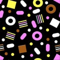 Licorice Candy Seamless Pattern