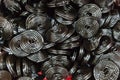 Licorice wheels candies Royalty Free Stock Photo