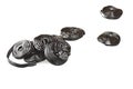 Licorice wheels candies Royalty Free Stock Photo