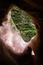 Licu Langu Sandstone Cliffs, Lode Royalty Free Stock Photo