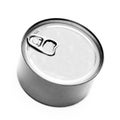 Lid or Base of Food Tin Can Royalty Free Stock Photo