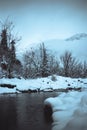 Lidder river Pahalgam making up a beautiful landscape Royalty Free Stock Photo