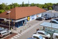 The Lidl shop near from Geneva airport