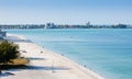 Lido Beach in Siesta Key Royalty Free Stock Photo