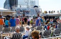 Lido Deck Zuiderdam Holland America Line Cruise Filled with Passengers