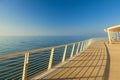 Lido di camaiore pier view Royalty Free Stock Photo