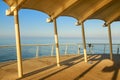 Lido di camaiore pier view Royalty Free Stock Photo