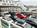 Ferry between Lido and Venice carries cars and passengers