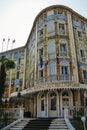 Hotel Palace Hungaria Ausonia with its highly decorative exterior in the heart of the island of Lido