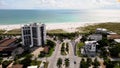 Lido Key, Gulf of Mexico, Lido Key Beach, Sarasota, Aerial View, Florida