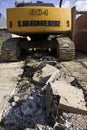 Liebherr 904 excavator Royalty Free Stock Photo