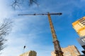 Liebherr tower crane Royalty Free Stock Photo
