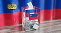 Liechtenstein - ballot box - voting, election concept Royalty Free Stock Photo