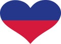 Liechtenstein flag heart