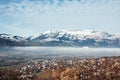 Liechtenstein mountains landscape Royalty Free Stock Photo