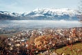 Liechtenstein mountains landscape Royalty Free Stock Photo