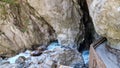 Liechtensteinklamm (Liechtenstein Gorge)canyon path in Austria