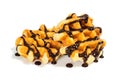 Liege Belgian Waffles with Chocolate Sauce