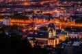 Liege By Night Royalty Free Stock Photo