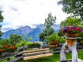 Lienz Dolomites -Alpine garden with a view on tall mountains