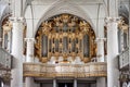 The Liepaja Holy Trinity Cathedral features the world`s largest mechanical organ which has never been reconstructed Royalty Free Stock Photo
