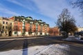 Liepaja, Latvia - February 05, 2023 - View of a new neighborhood in the city