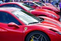 Liepaja, Latvia- July 20, 2023: European Ferrari car owners event and public car show, Ferrari F8