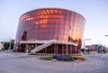 Liepaja, Latvia- July 5, 2023: Concert hall Great Amber aka LIELAIS DZINTARS created by the Austrian architect Prof. Volker