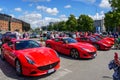 Liepaja, Latvia- July 20, 2023: European Ferrari car owners event and public car show