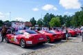 Liepaja, Latvia- July 20, 2023: European Ferrari car owners event and public car show, Ferrari F8