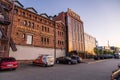 Liepaja, Latvia- July 5, 2023:View of the Promenade 5 star Hotel in Liepaja at late evening