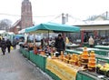 Liepaja town market , Latvia