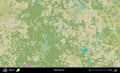 Liepiel District, Belarus. Topographic Humanitarian Royalty Free Stock Photo