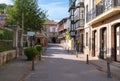 Lierganes town Spain old town view of street located 15 miles from Santander
