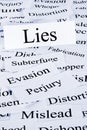 Lies Concept Royalty Free Stock Photo