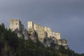 Lietava castle (Lietavsky hrad), Zilina region, Slovakia Royalty Free Stock Photo