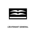 Lieutenant general rank icon. Element of Germany army rank icon